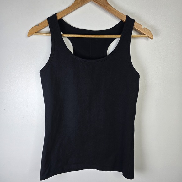 Yummie Maria Tank Top Womens Medium Black Racerback Layering Stretch Fitted‎ - Picture 1 of 6
